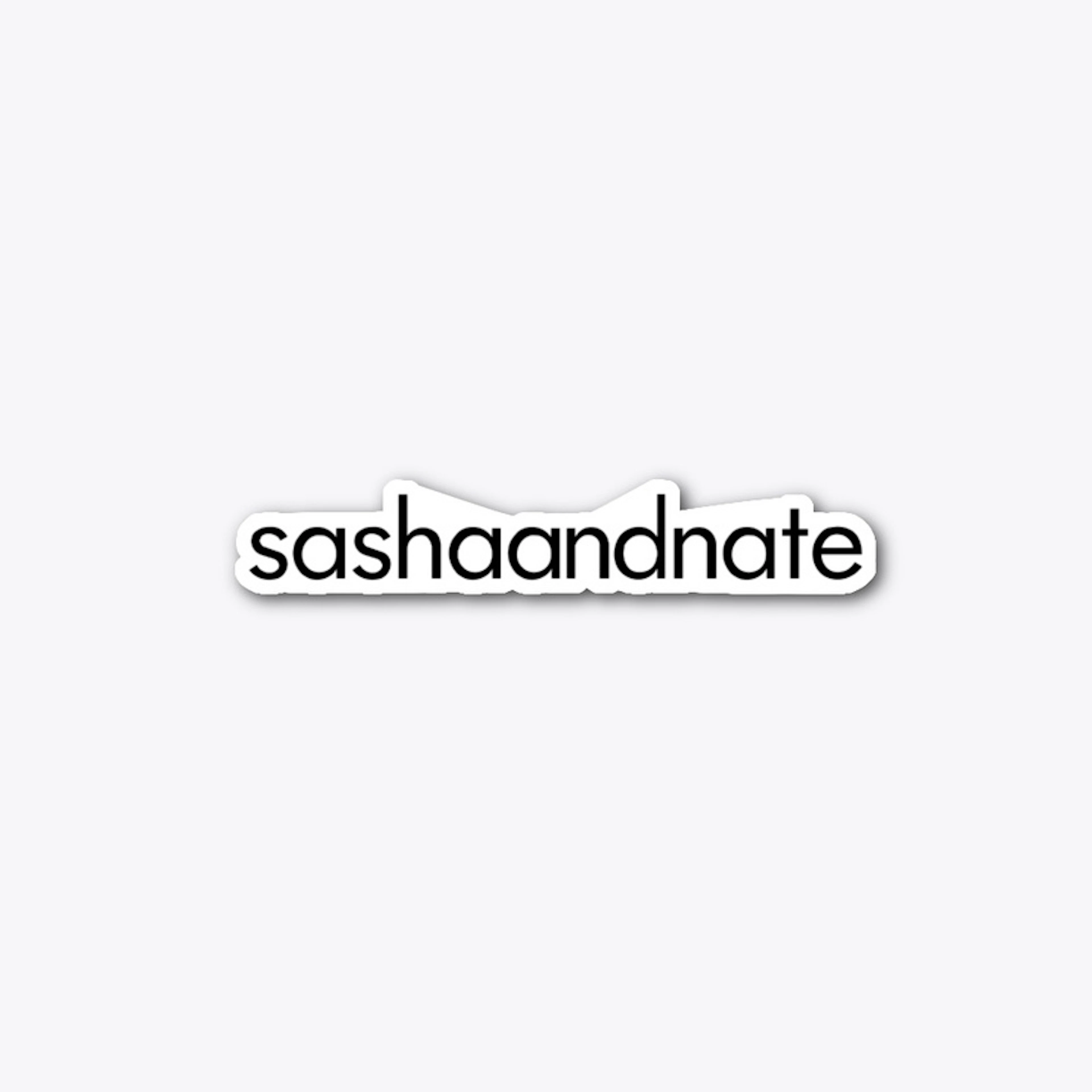 sashaandnate sticker