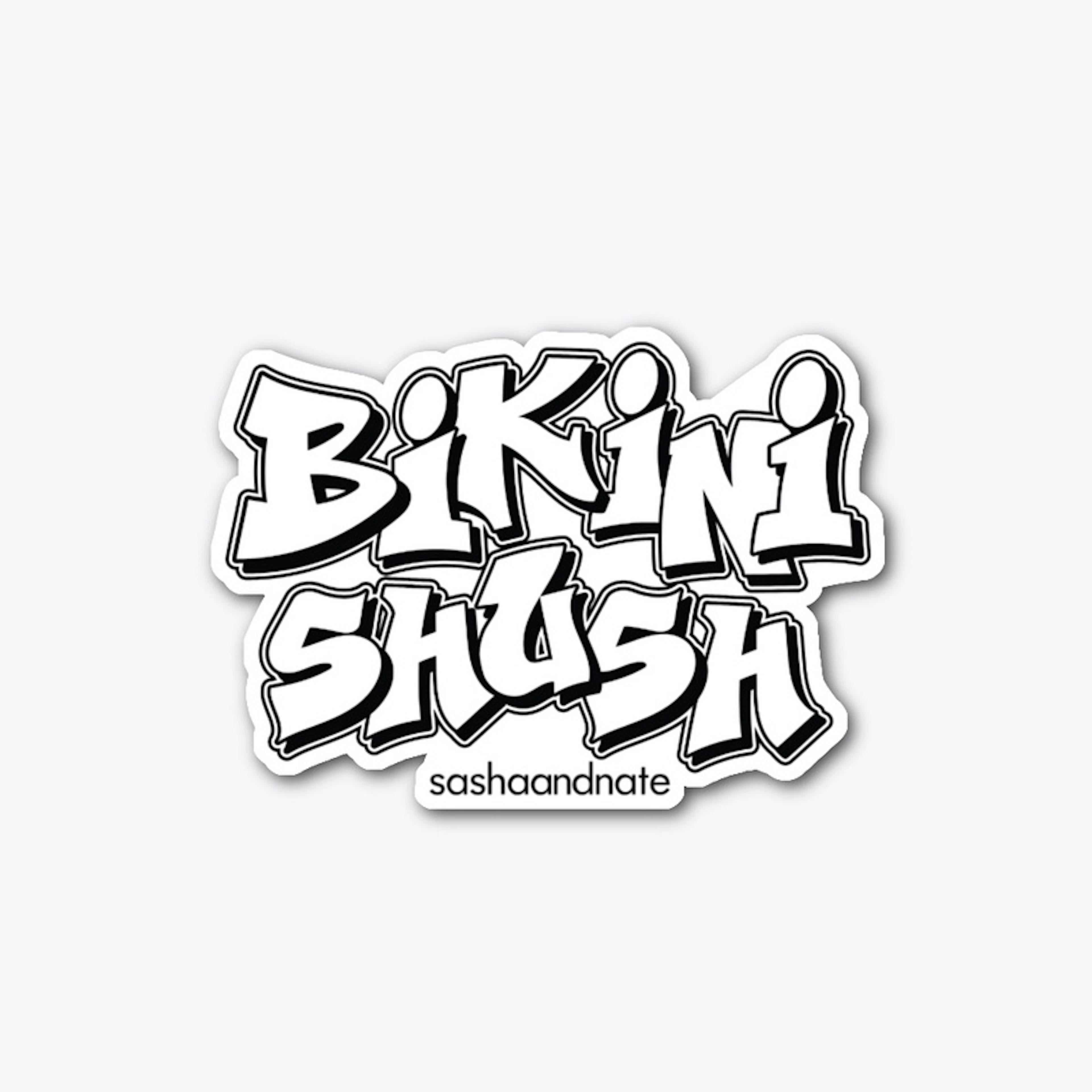 Bikini Shush Sticker #sashasaid